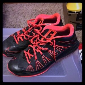 Selling some old LeBron basketball shoes.